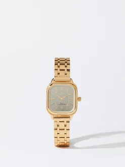 Parfois Relógios Dourados*Relógio De Aço | Dourado