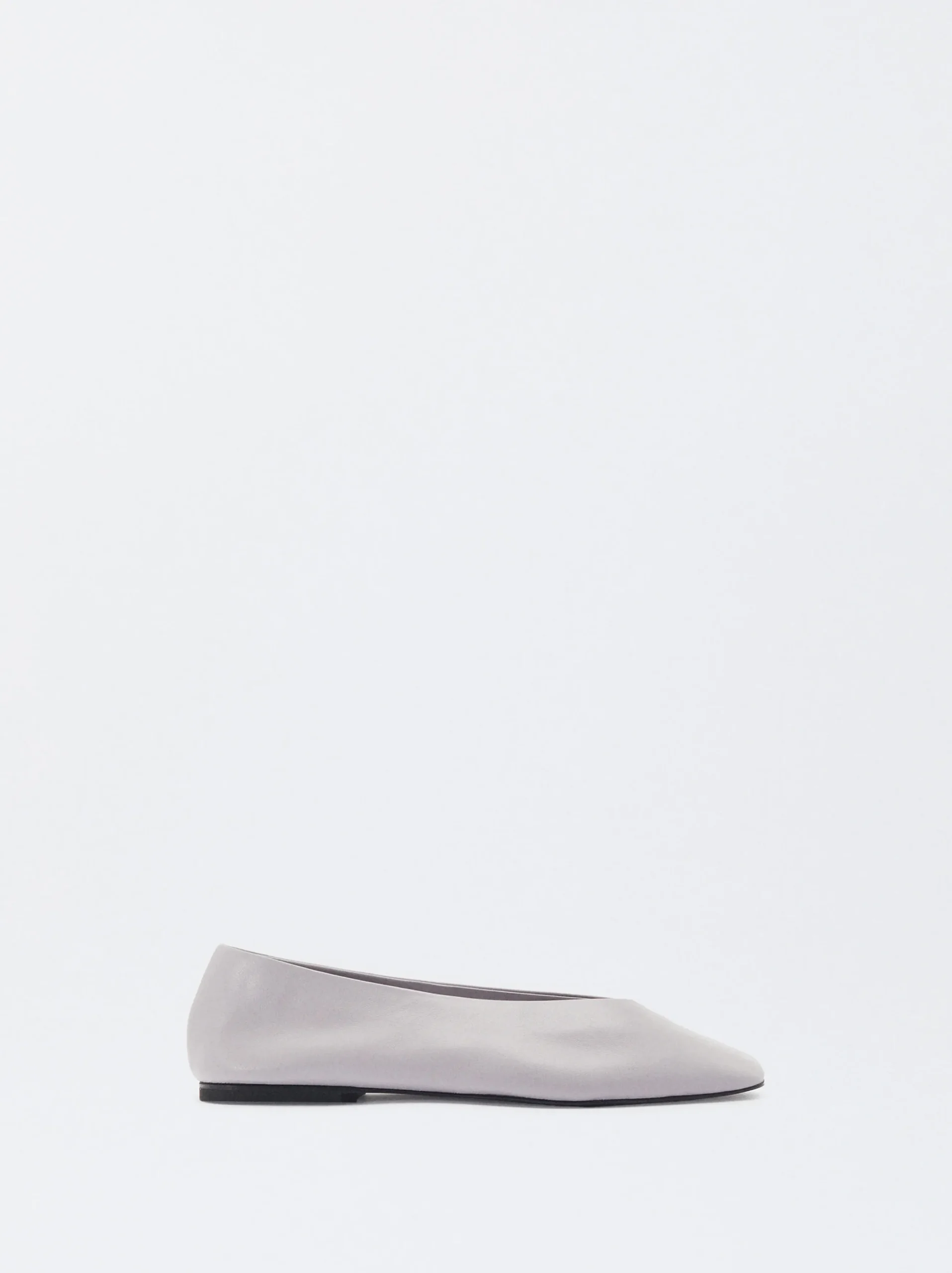 Parfois Pele|Sapatos Rasos*Sabrinas Em Pele Bege | Lilás