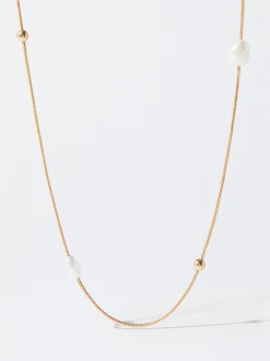 Parfois Bijuteria Delicada*Set De Colares Com Pérolas | Dourado