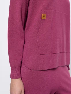 Parfois Básicos|Malha*Sweatshirt De Malha Capuz | Bordeaux