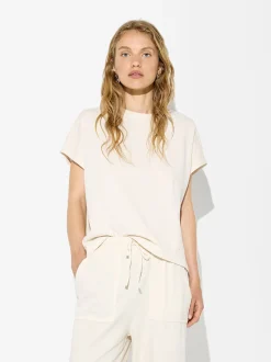Parfois Básicos|Tops e T-shirts*T-Shirt Com Bordado | Bege