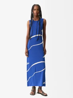 Parfois Malha|Vestidos*Vestido De Malha Jacquard | Azul