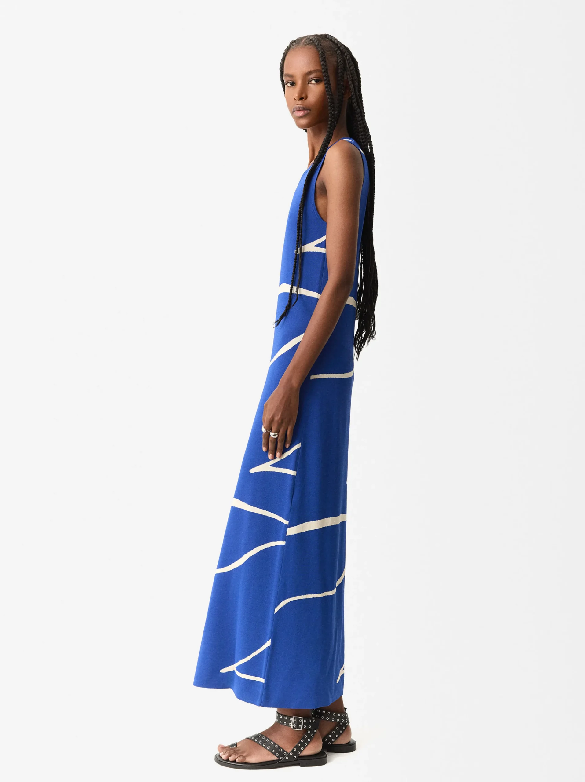 Parfois Malha|Vestidos*Vestido De Malha Jacquard | Azul
