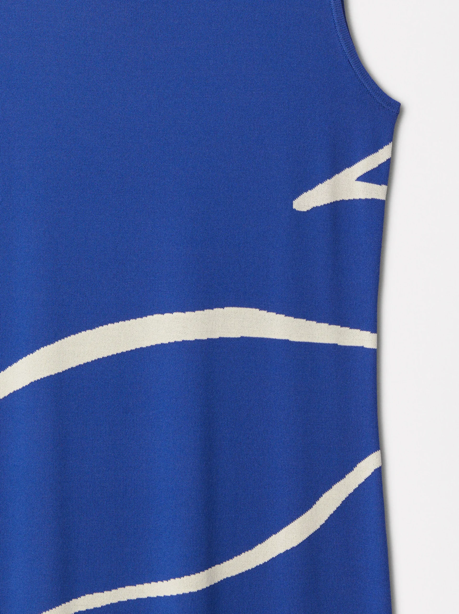 Parfois Malha|Vestidos*Vestido De Malha Jacquard | Azul